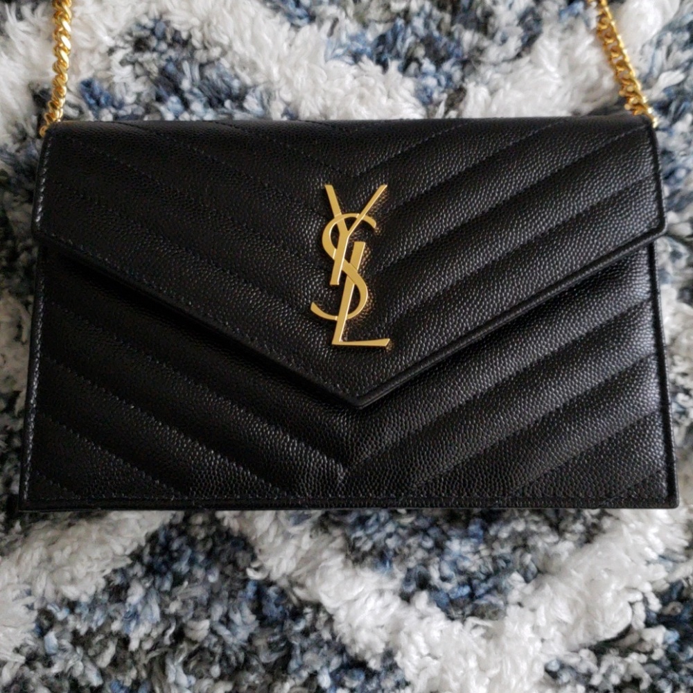 Black YSL crossbody 2018
